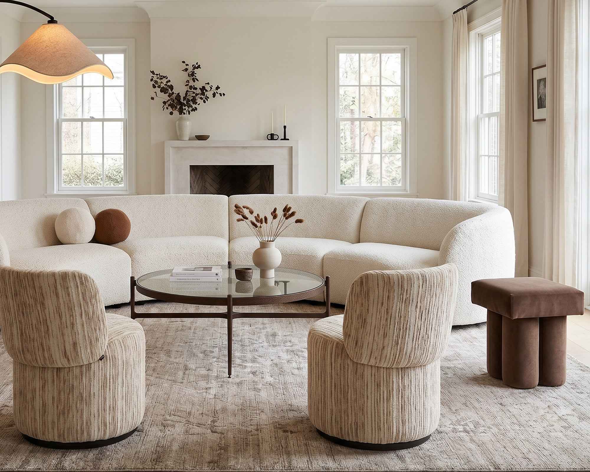 Liang & Eimil Aura Swivel Occasional – Windsor Beige