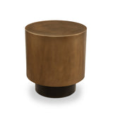 Liang & Eimil Aldo Side Table – Steel Hairline Bronze & Satin Black