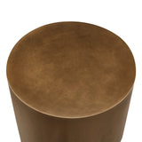 Liang & Eimil Aldo Side Table – Steel Hairline Bronze & Satin Black