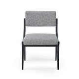 Miami Dining Chair  -  Cordoba Speckle Grey & Matt Black