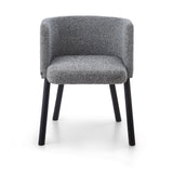 Ethis Dining Chair  -   Speckle Grey/Matt Black