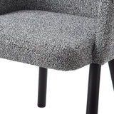 Ethis Dining Chair  -   Speckle Grey/Matt Black