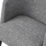 Ethis Dining Chair  -   Speckle Grey/Matt Black
