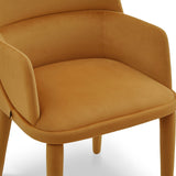 Diva Dining Chair with Arms  -  Megan Mustard