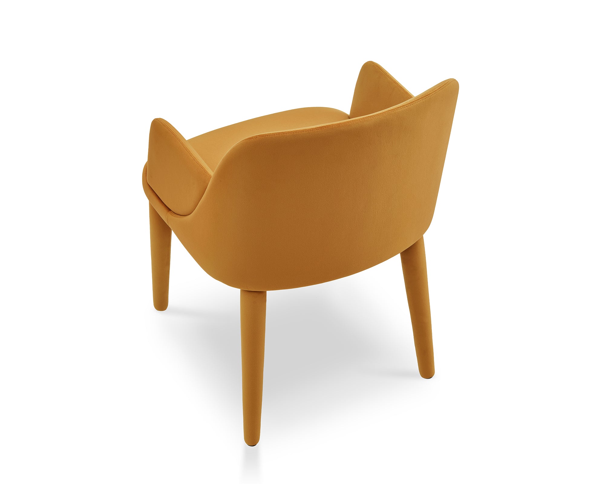 Diva Dining Chair with Arms  -  Megan Mustard