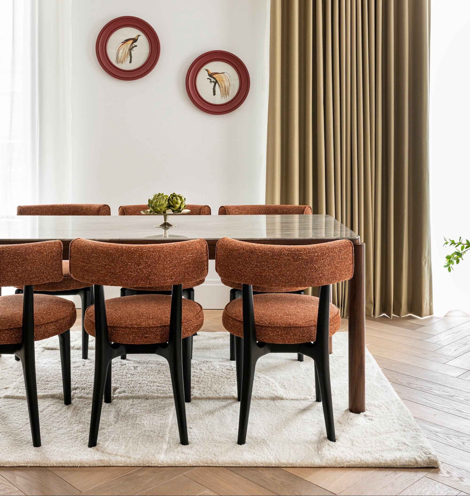 Liang & Eimil Rolter Dining Chair – Bari Chestnut Red