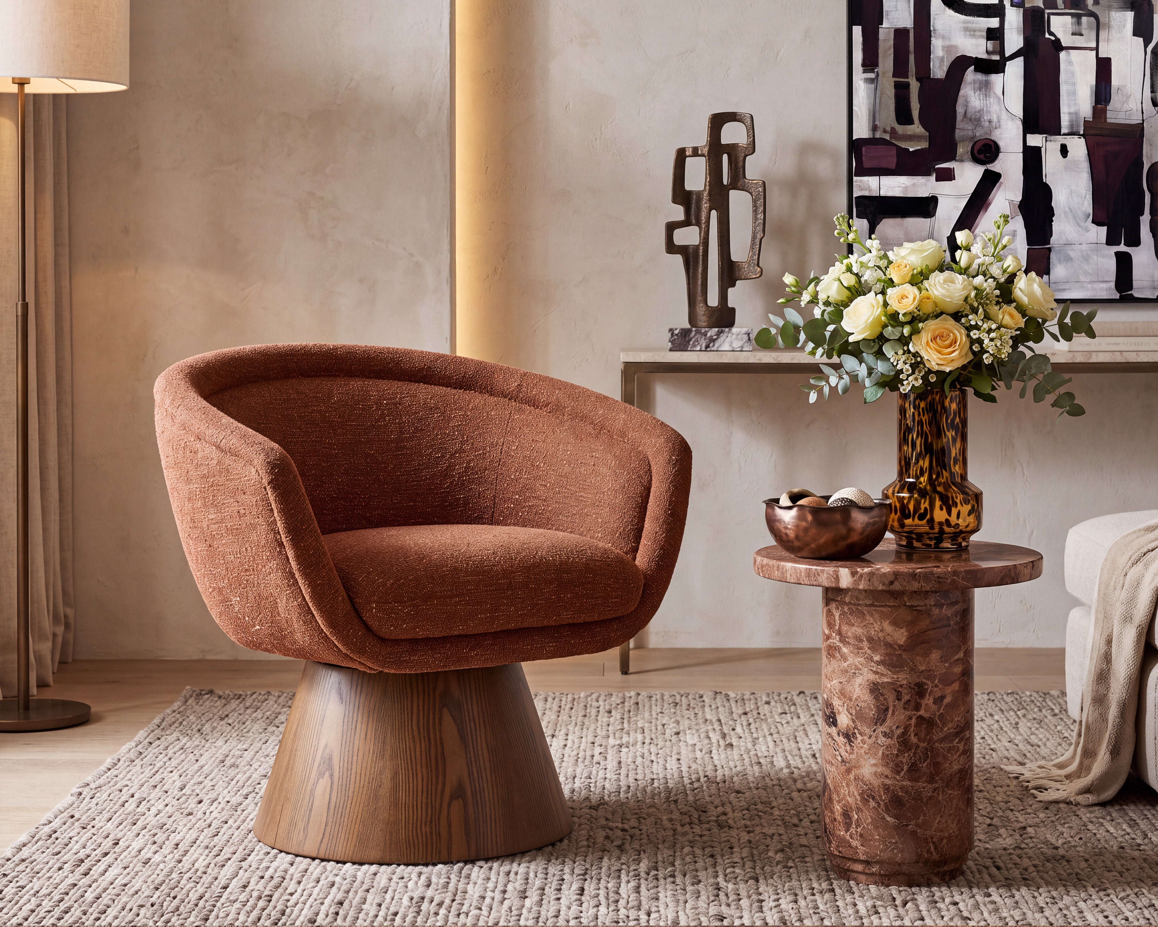 Liang & Eimil Harriet Occasional Chair – Bari Chestnut Red