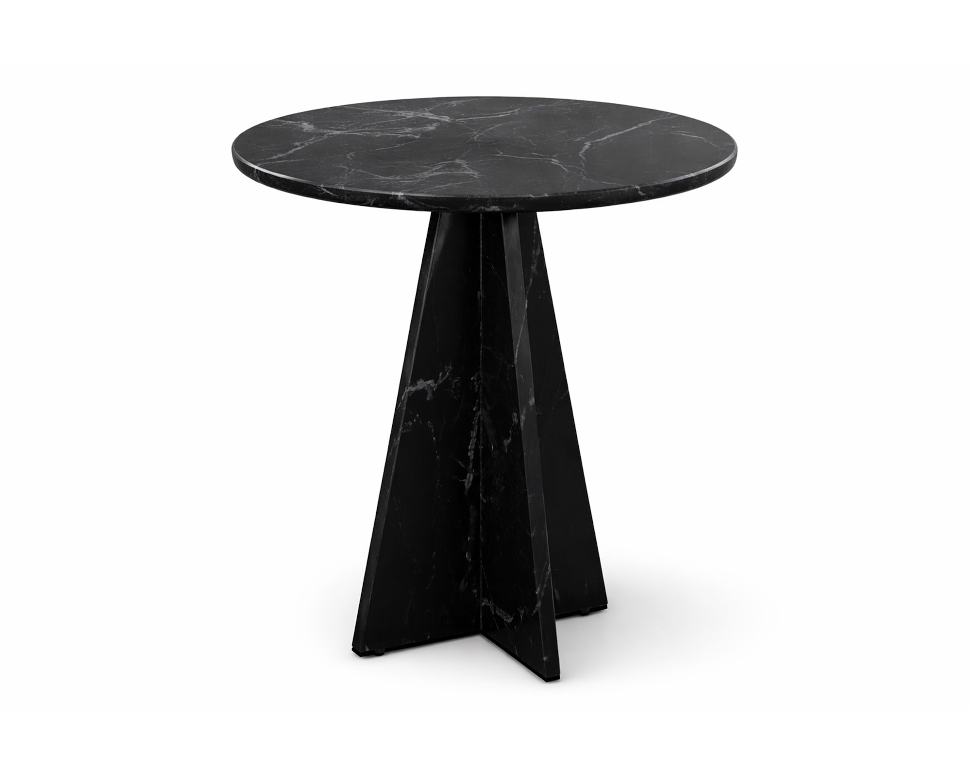 Liang & Eimil Rodes Side Table - Black Fantasy Marble
