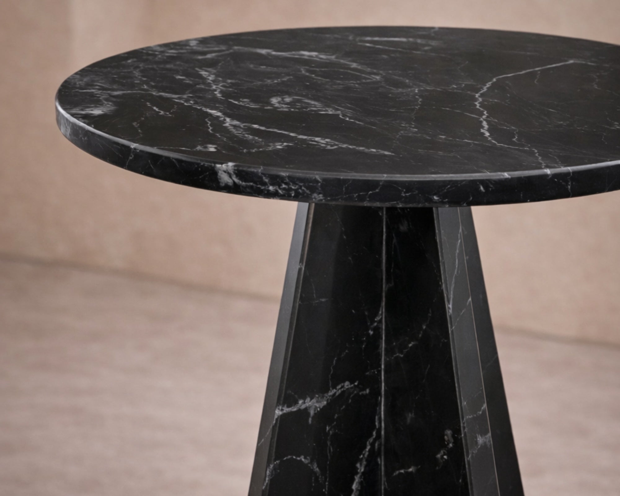 Liang & Eimil Rodes Side Table - Black Fantasy Marble