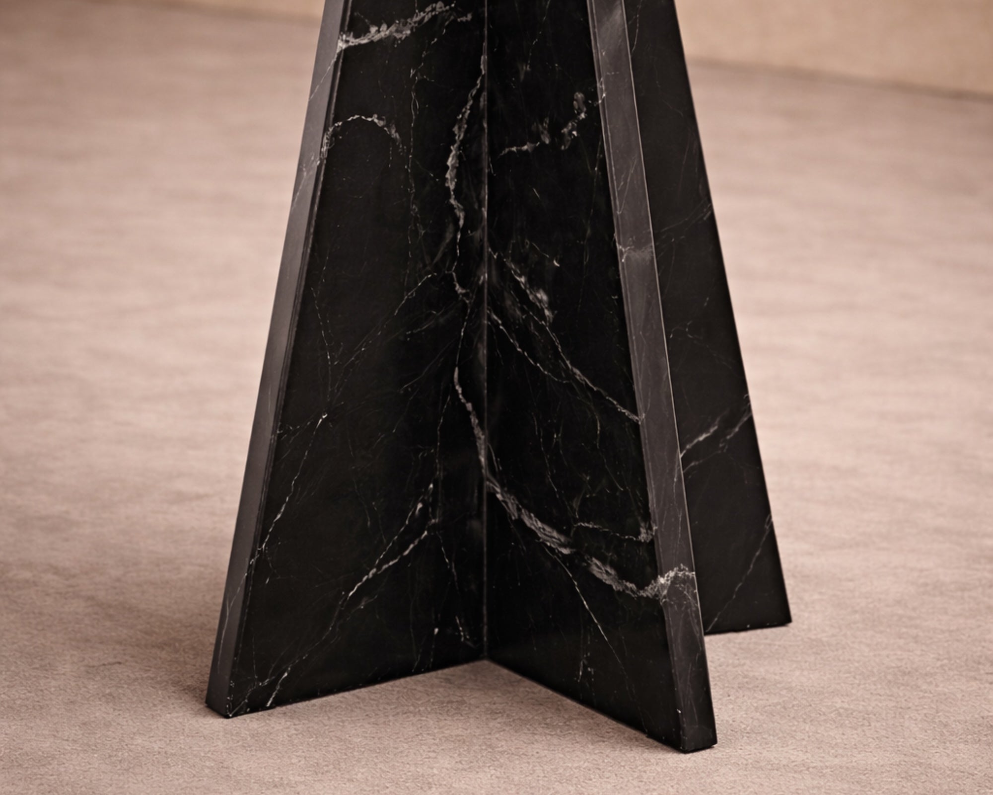 Liang & Eimil Rodes Side Table - Black Fantasy Marble