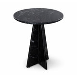Liang & Eimil Rodes Side Table - Black Fantasy Marble