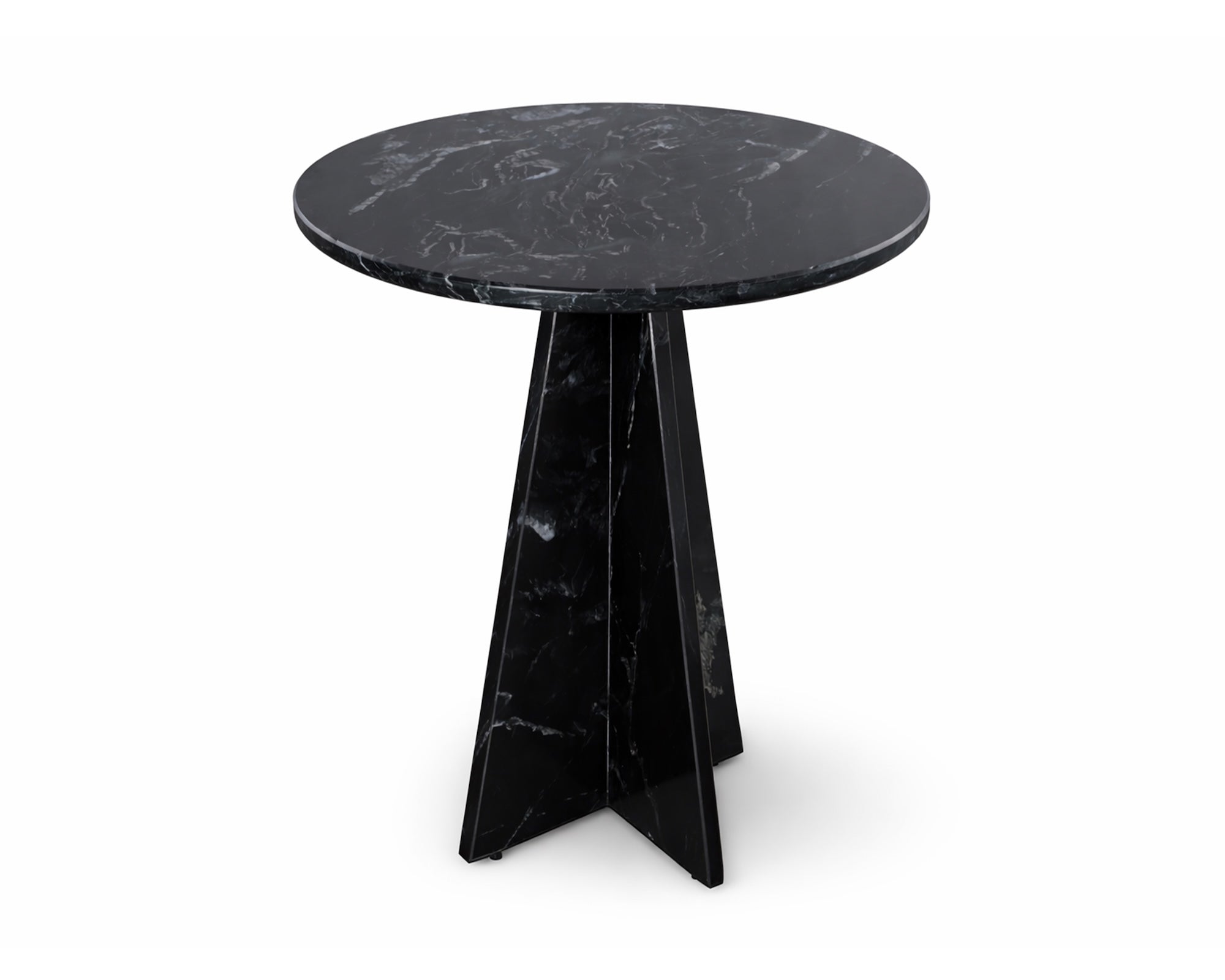 Liang & Eimil Rodes Side Table - Black Fantasy Marble