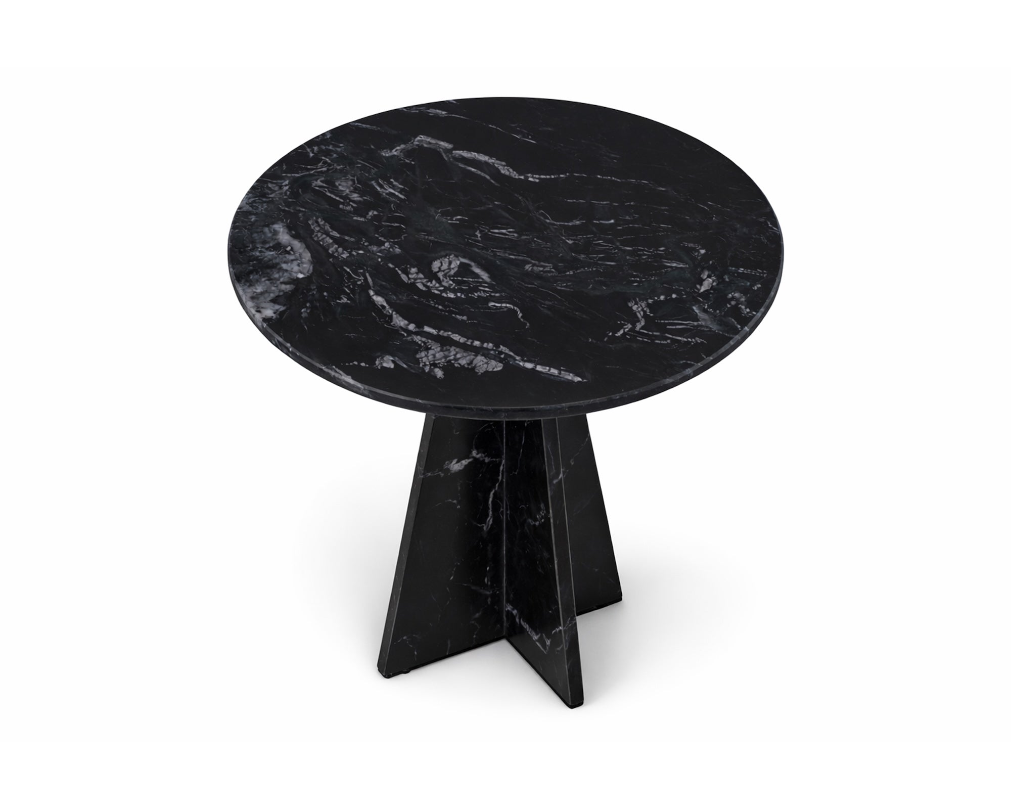Liang & Eimil Rodes Side Table - Black Fantasy Marble