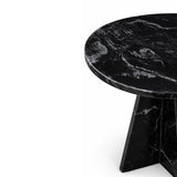 Liang & Eimil Rodes Side Table - Black Fantasy Marble