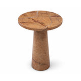 Liang & Eimil Hermes Side Table - Brown Marble