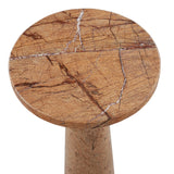 Liang & Eimil Hermes Side Table - Brown Marble