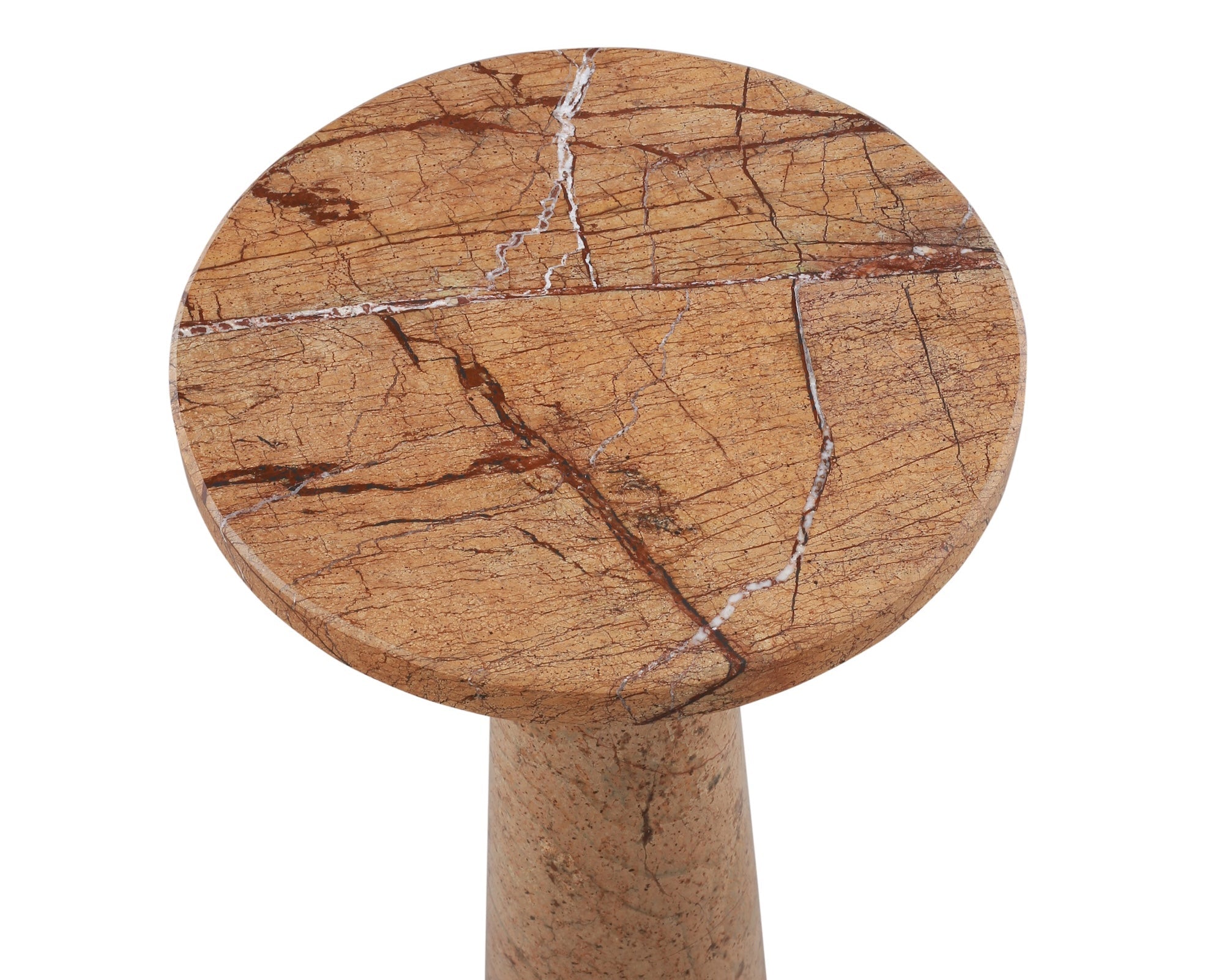 Liang & Eimil Hermes Side Table - Brown Marble