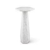Liang & Eimil Hexagon Side Table - White Lady Marble