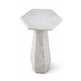 Liang & Eimil Hexagon Side Table - White Lady Marble