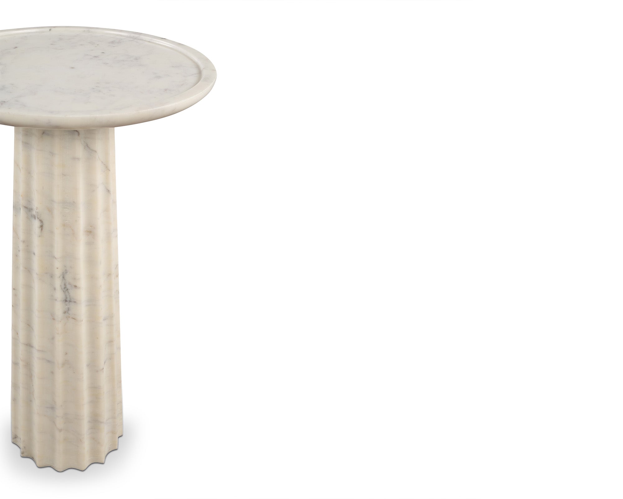 Liang & Eimil Romano Side Table – White Marble