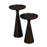 Othelo Side Table (set of 2) - Painted Dark Bronze