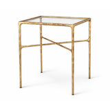 Liang & Eimil Cobra Side Table - Textured Antique Brass