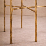 Liang & Eimil Cobra Side Table - Textured Antique Brass