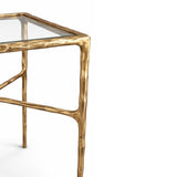 Liang & Eimil Cobra Side Table - Textured Antique Brass