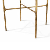 Liang & Eimil Cobra Side Table - Textured Antique Brass