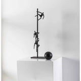 Climb Sculpture - Black Iron