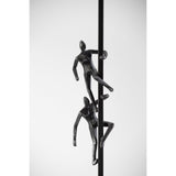 Climb Sculpture - Black Iron