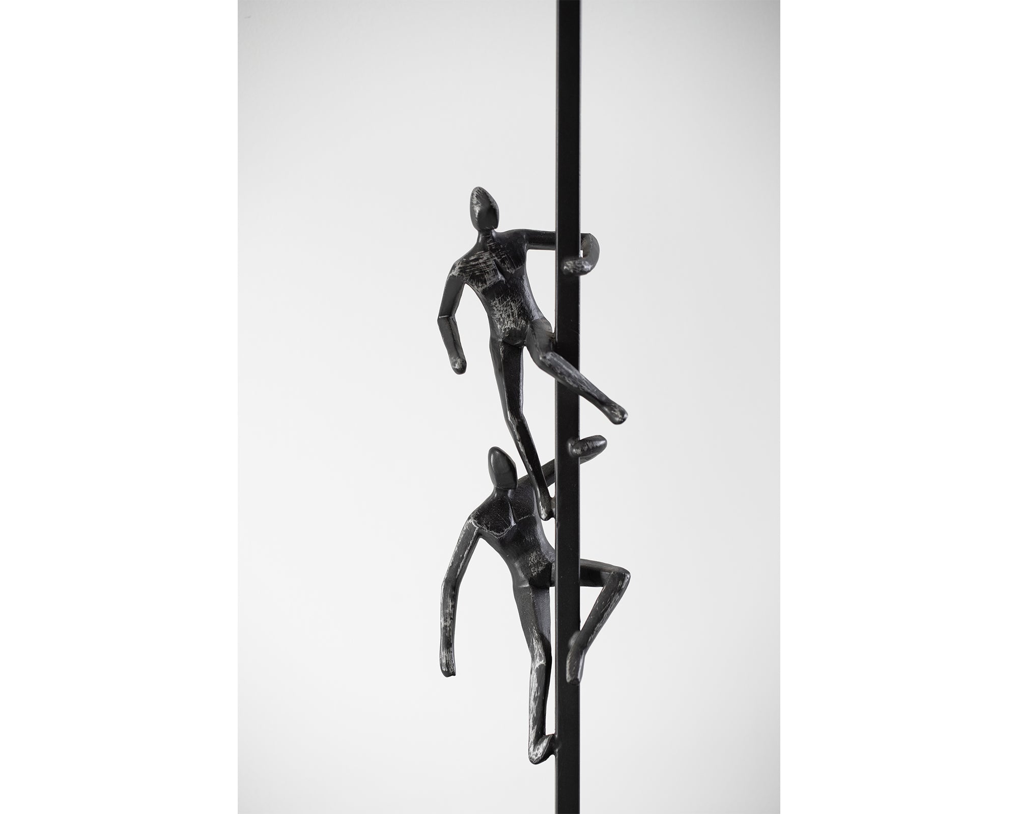 Climb Sculpture - Black Iron