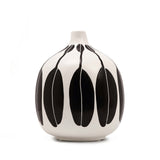 Morton Vase - Black & White Ceramic