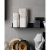 Mell White Vase - White Ceramic
