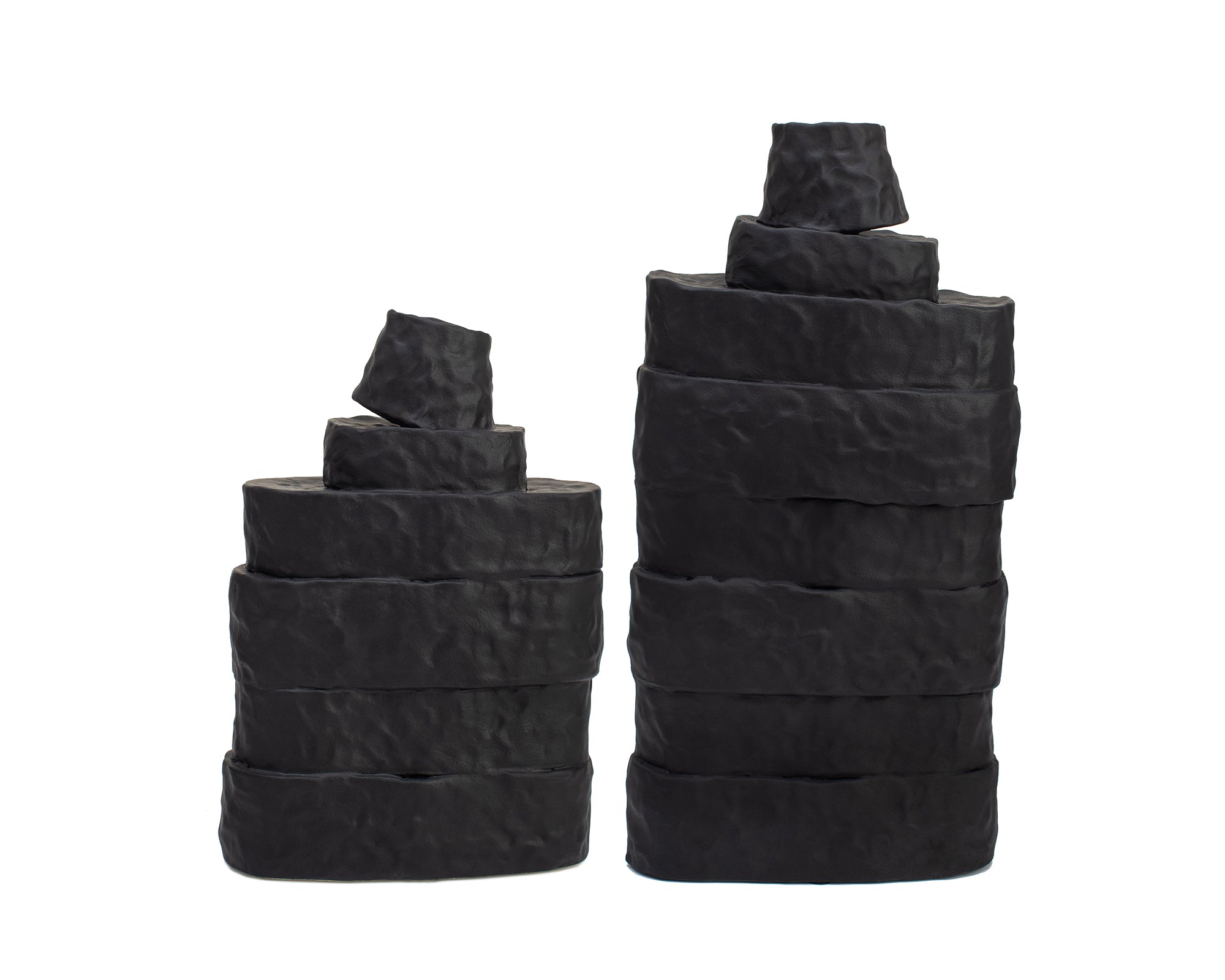 Girton Small Vase  - Black Ceramic