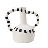 Irving Vase - Black & White Ceramic