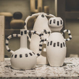 Irving Vase - Black & White Ceramic