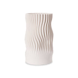 Imera Ceramic Vase  -  White