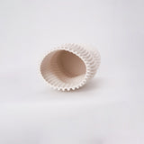 Imera Ceramic Vase  -  White