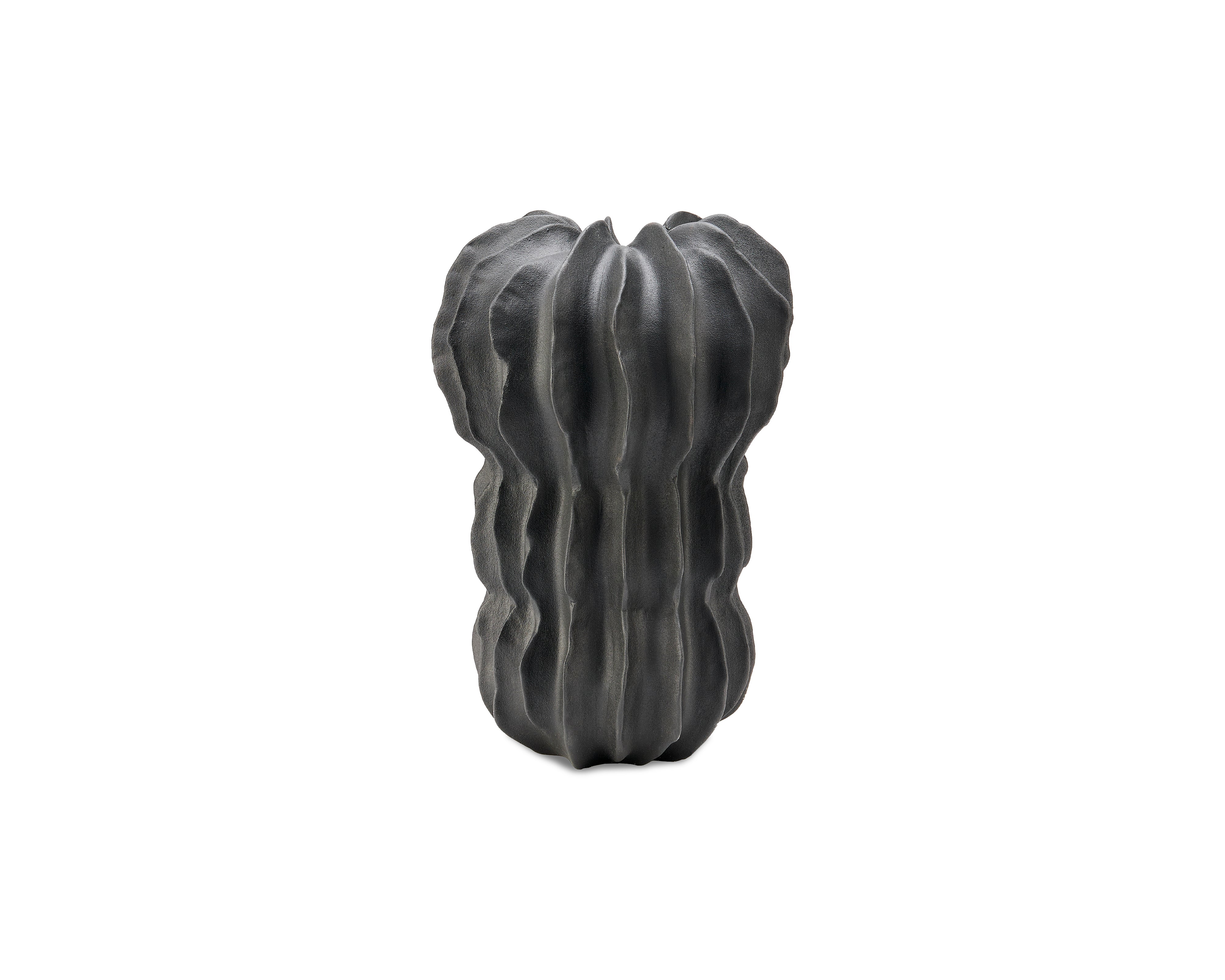 Liang & Eimil Latero Vase – Black Ceramic