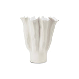 Gianna Vase  -  White Ceramic