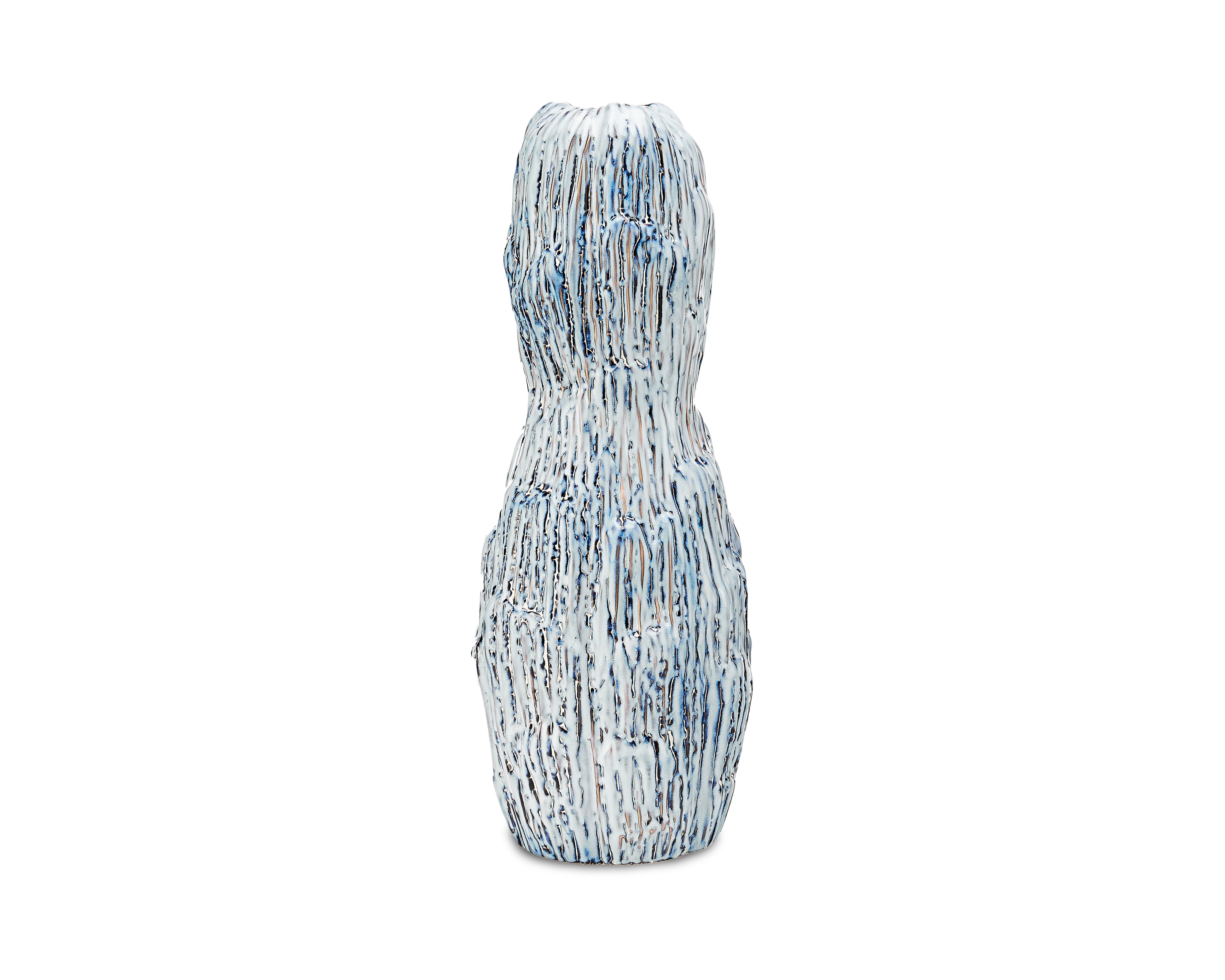 Liang & Eimil Lennon Vase – Blue and White Glaze – Large