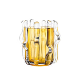 Aura Glass Vase Small - Amber