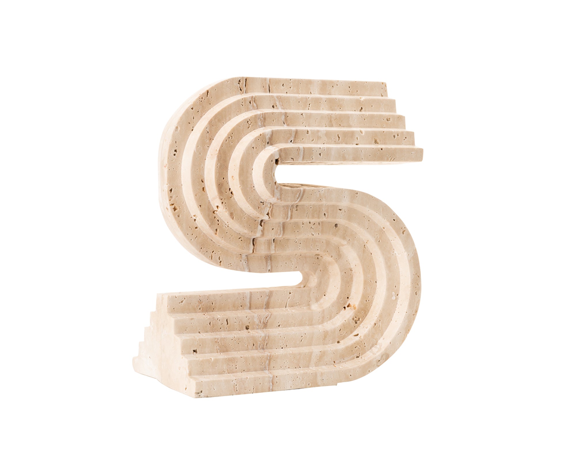 Liang & Eimil Scotti Travertine Sculpture
