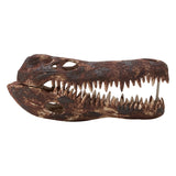 Croco Ceramic Sculpture  -  Brown