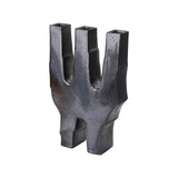 Leandri I Ceramic Vase  -  Dark Silver Grey