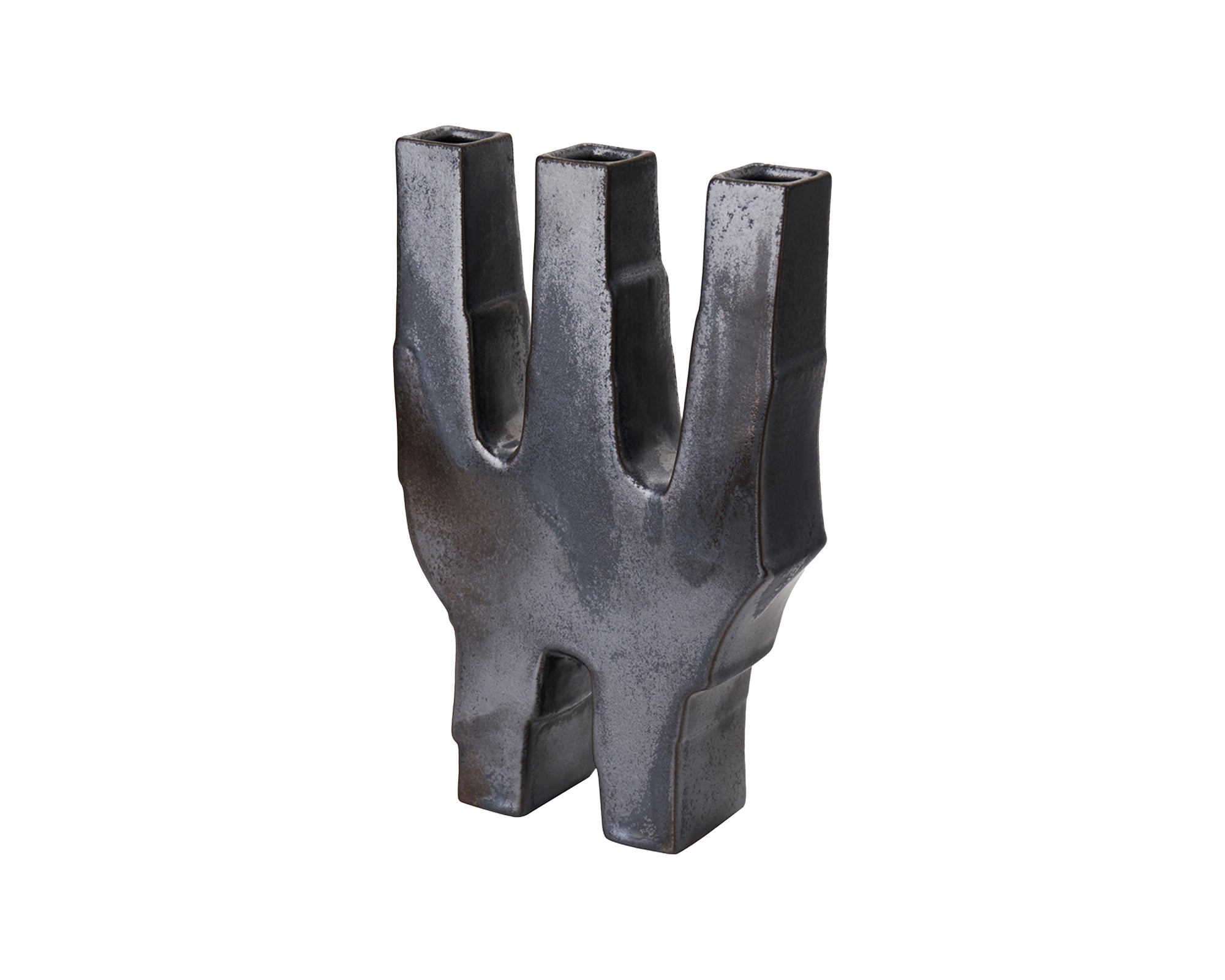 Liang & Eimil Leandri I Ceramic Vase – Dark Silver/Grey