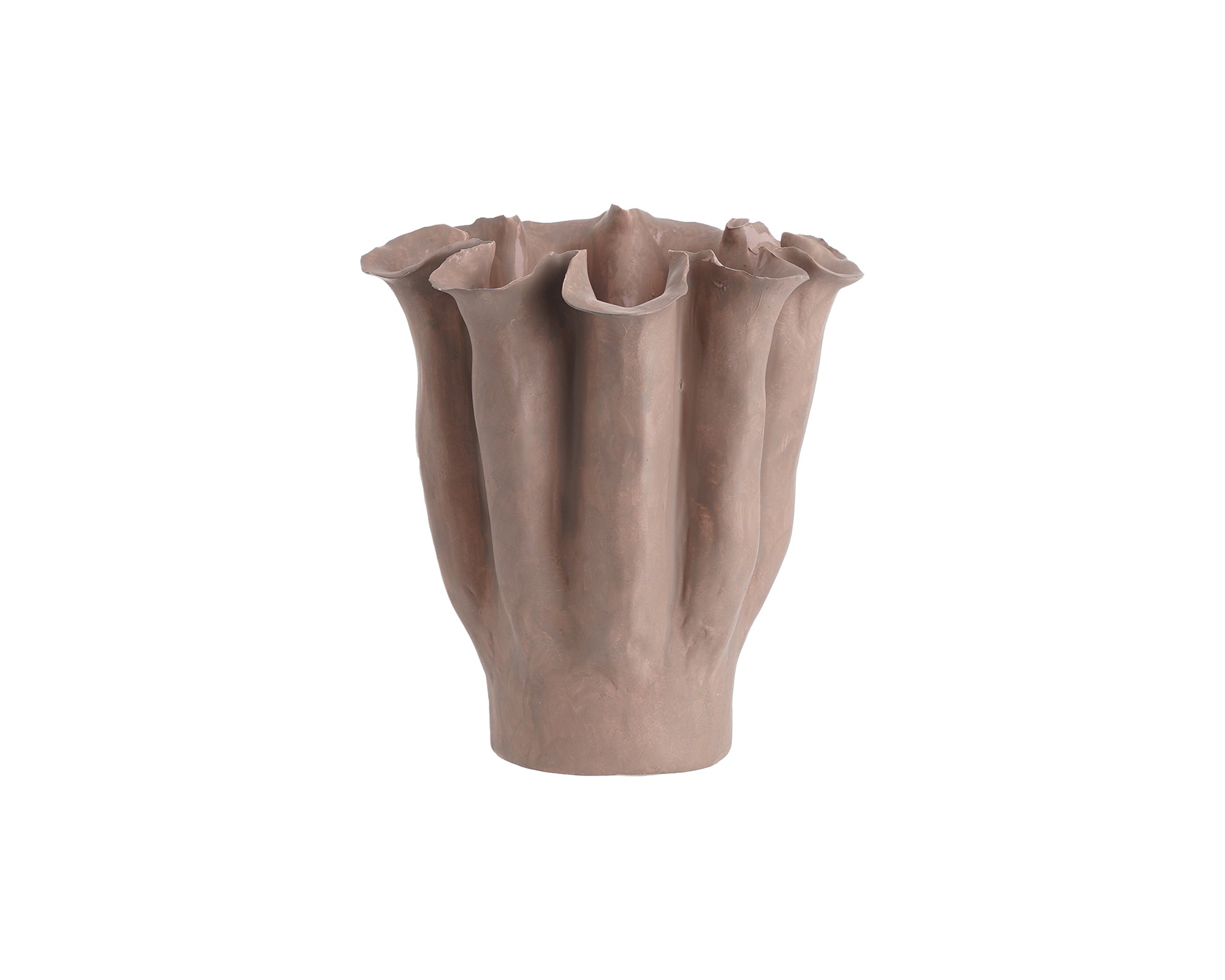 Liang & Eimil Small Terra Ceramic Vase – Sienna
