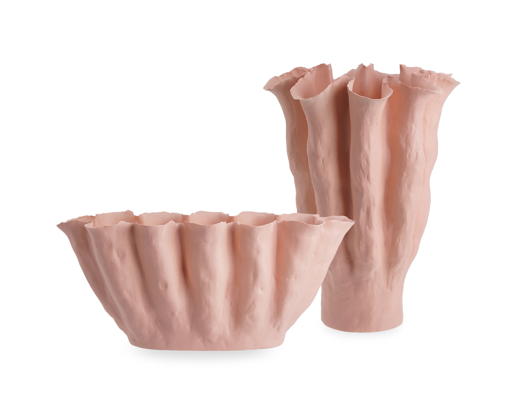 Liang & Eimil Large Terra Ceramic Vase – Blush