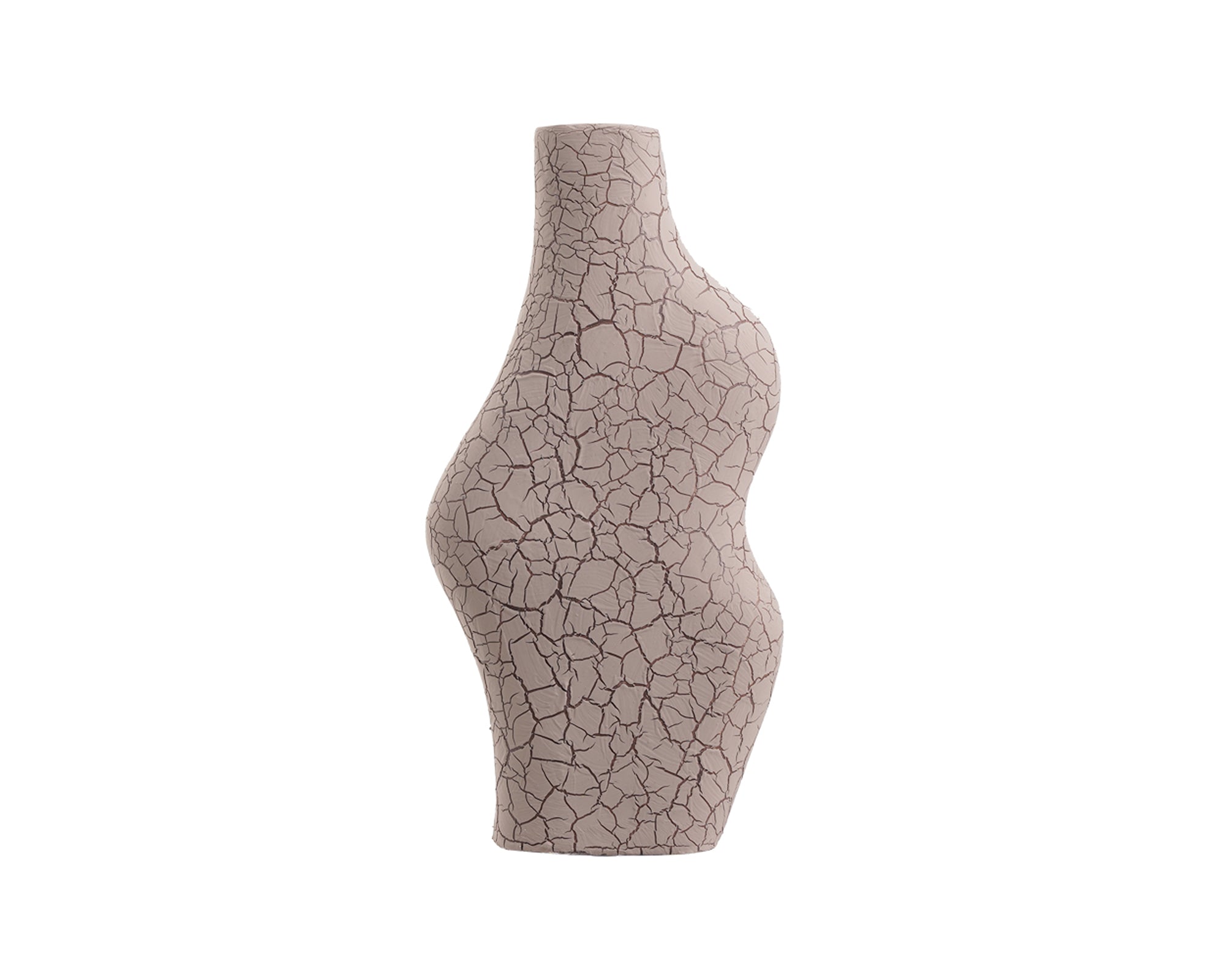 Marni Ceramic Vase Large  -  Taupe